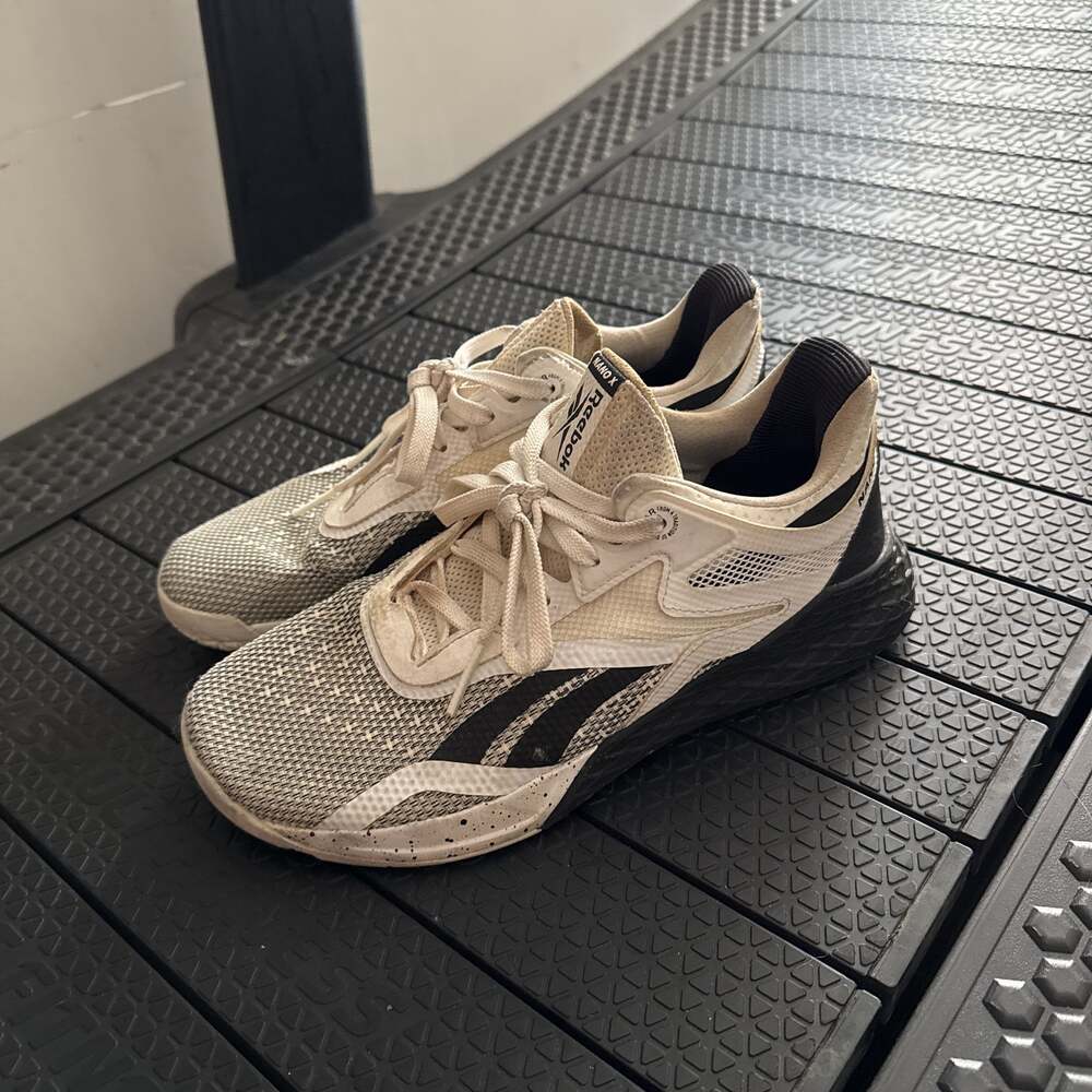 Reebok Nano X White Black Cross Trainer Sneakers EH3094